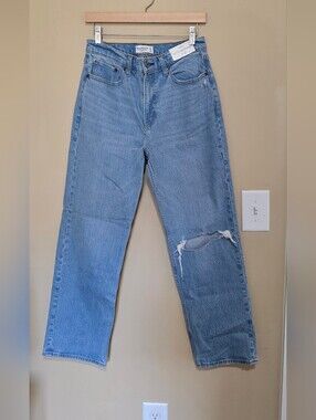 Abercrombie & Fitch Light Blue Vintage Straight Jeans